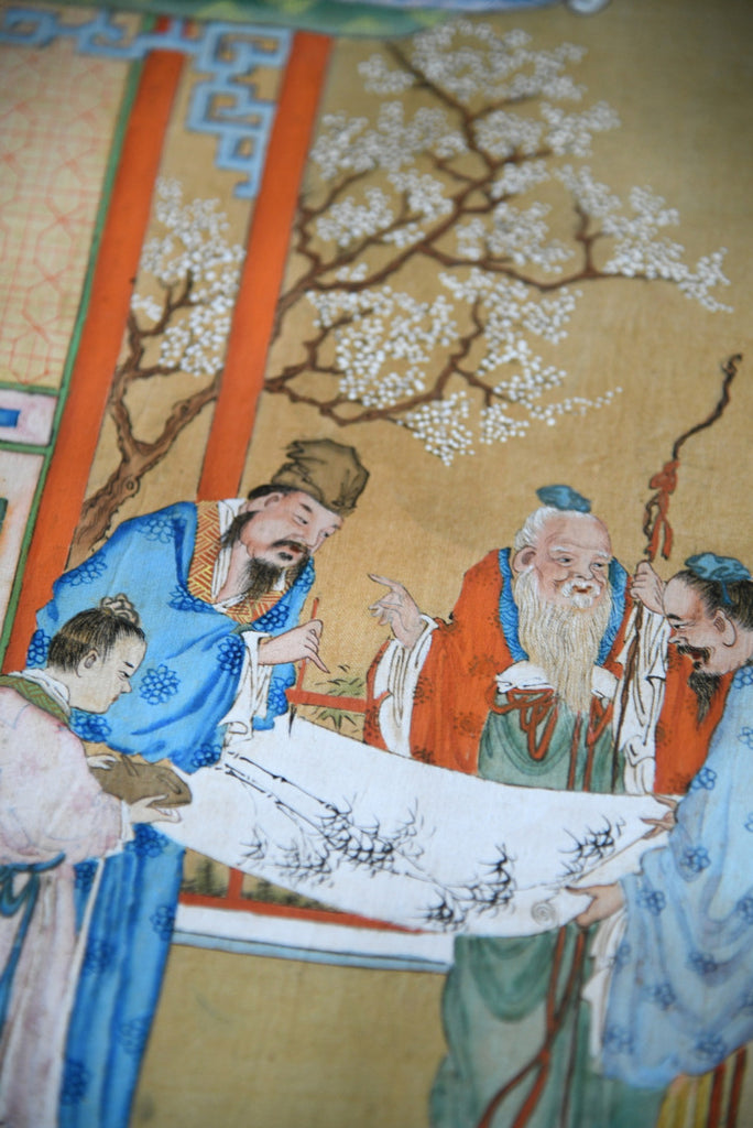 Pair Chinese Paintings