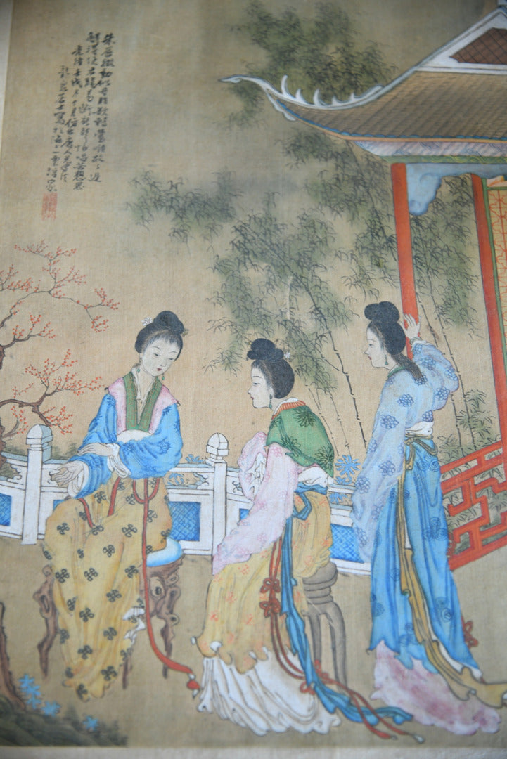 Pair Chinese Paintings