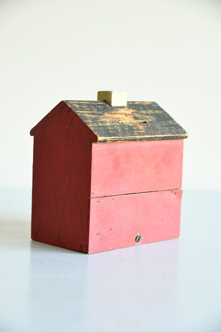 Vintage Scratch Built Moneybox