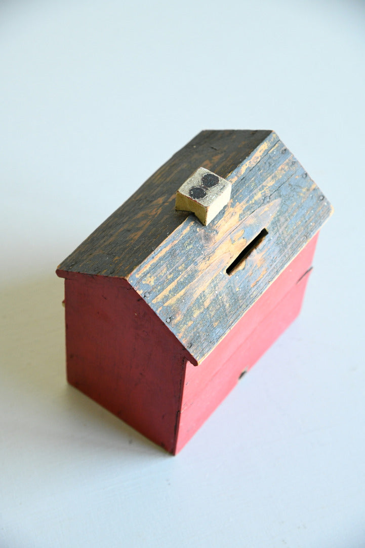 Vintage Scratch Built Moneybox