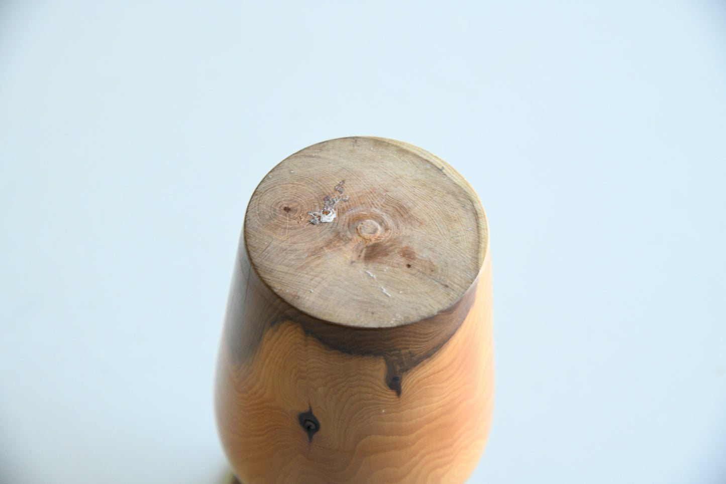 Turned Yew Vase