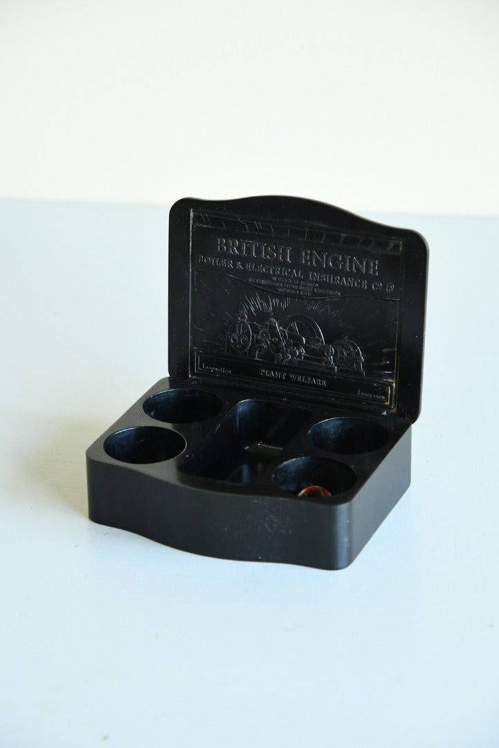 Vintage British Engine Bakelite Box