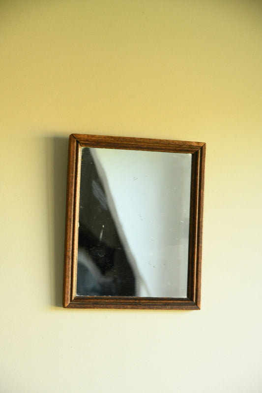 Small Oak Wall Mirror