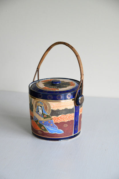 Ceramic Oriental Style Caddy