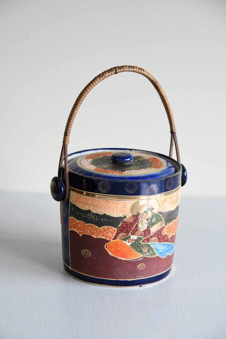 Ceramic Oriental Style Caddy