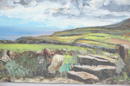 Coastal Oil Painting - Philip Maurice Hill