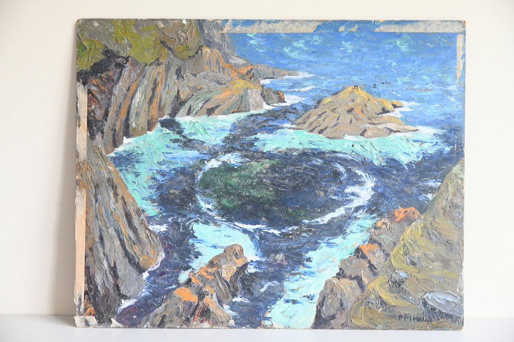 Coastal Oil Painting - Philip Maurice Hill