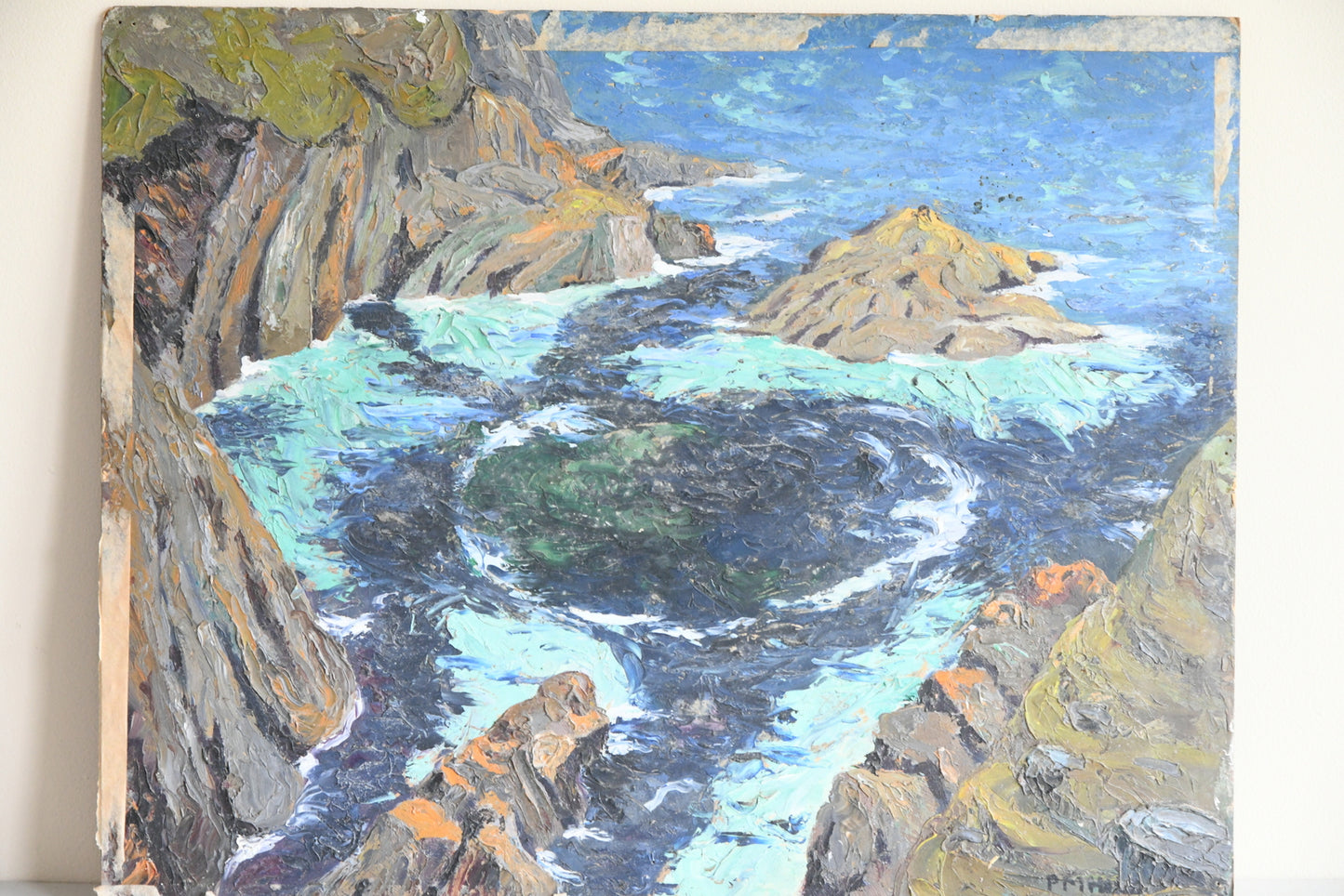 Coastal Oil Painting - Philip Maurice Hill