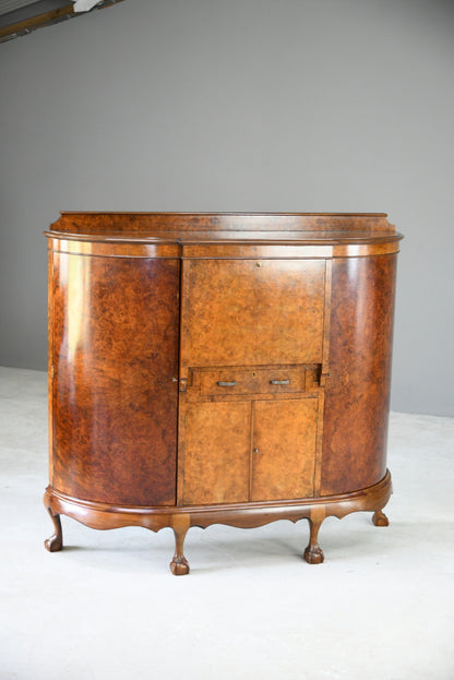 Early 20th Century Walnut Writing Cabinet