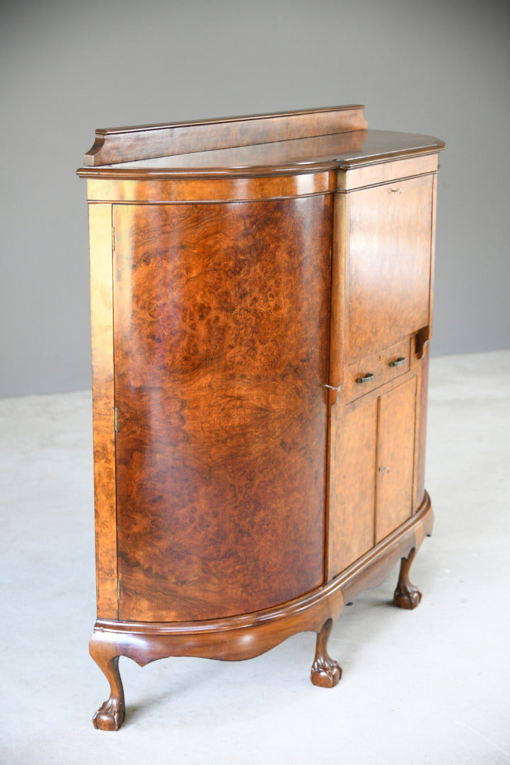 Early 20th Century Walnut Writing Cabinet