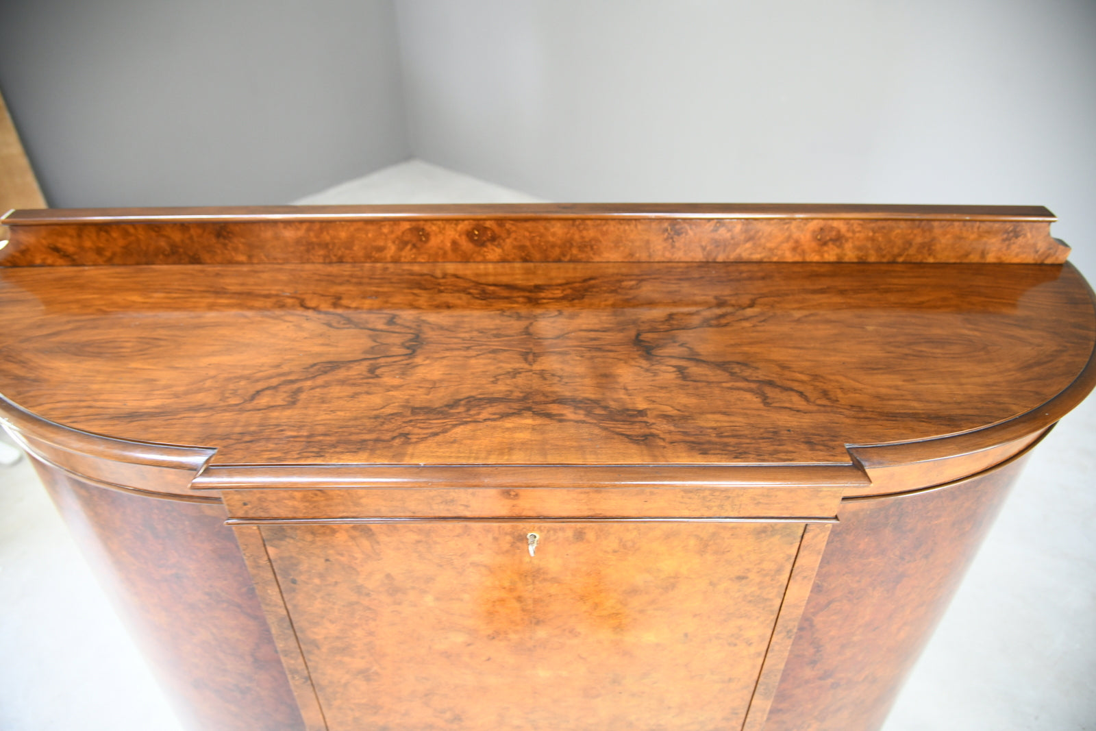 Early 20th Century Walnut Writing Cabinet