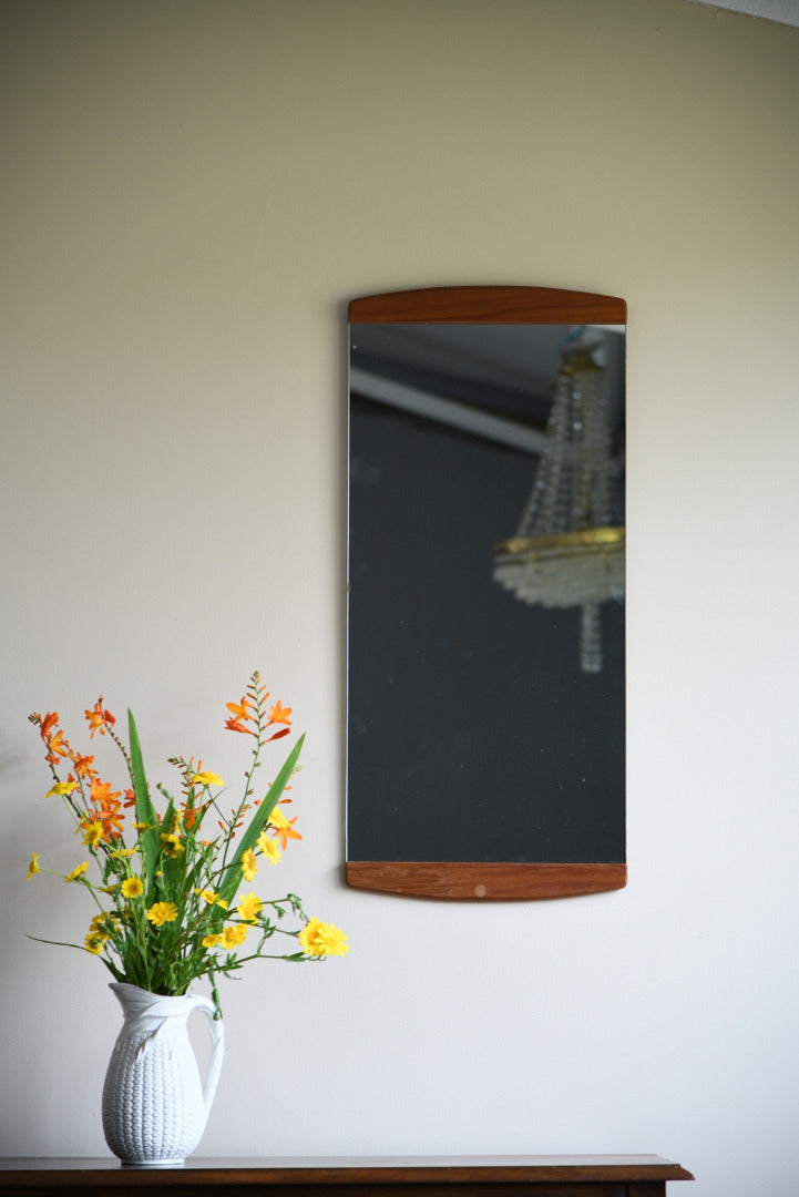 Retro Teak Wall Mirror