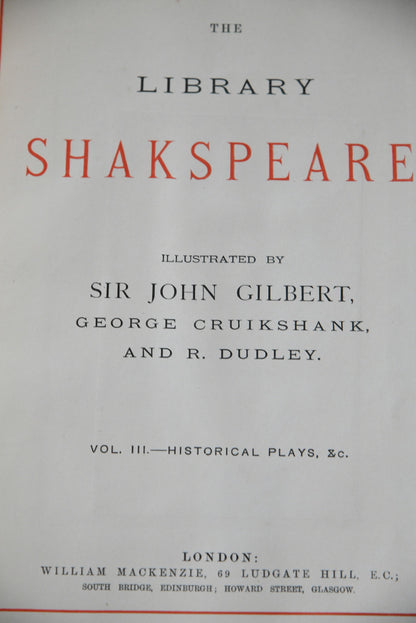 The Illustrated Library Shakespeare 1-9