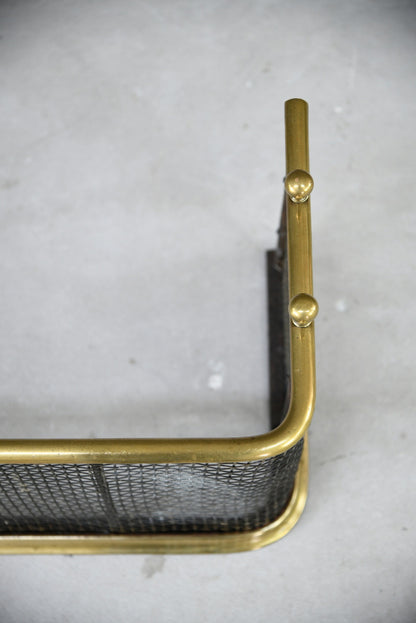 Victorian Brass Nursery Fire Fender