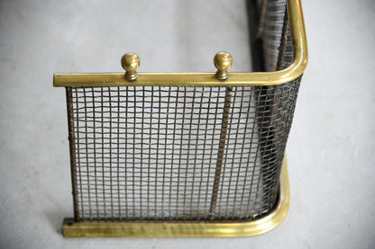 Victorian Brass Nursery Fire Fender