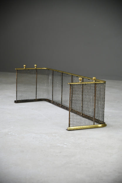 Victorian Brass Nursery Fire Fender