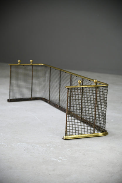 Victorian Brass Nursery Fire Fender