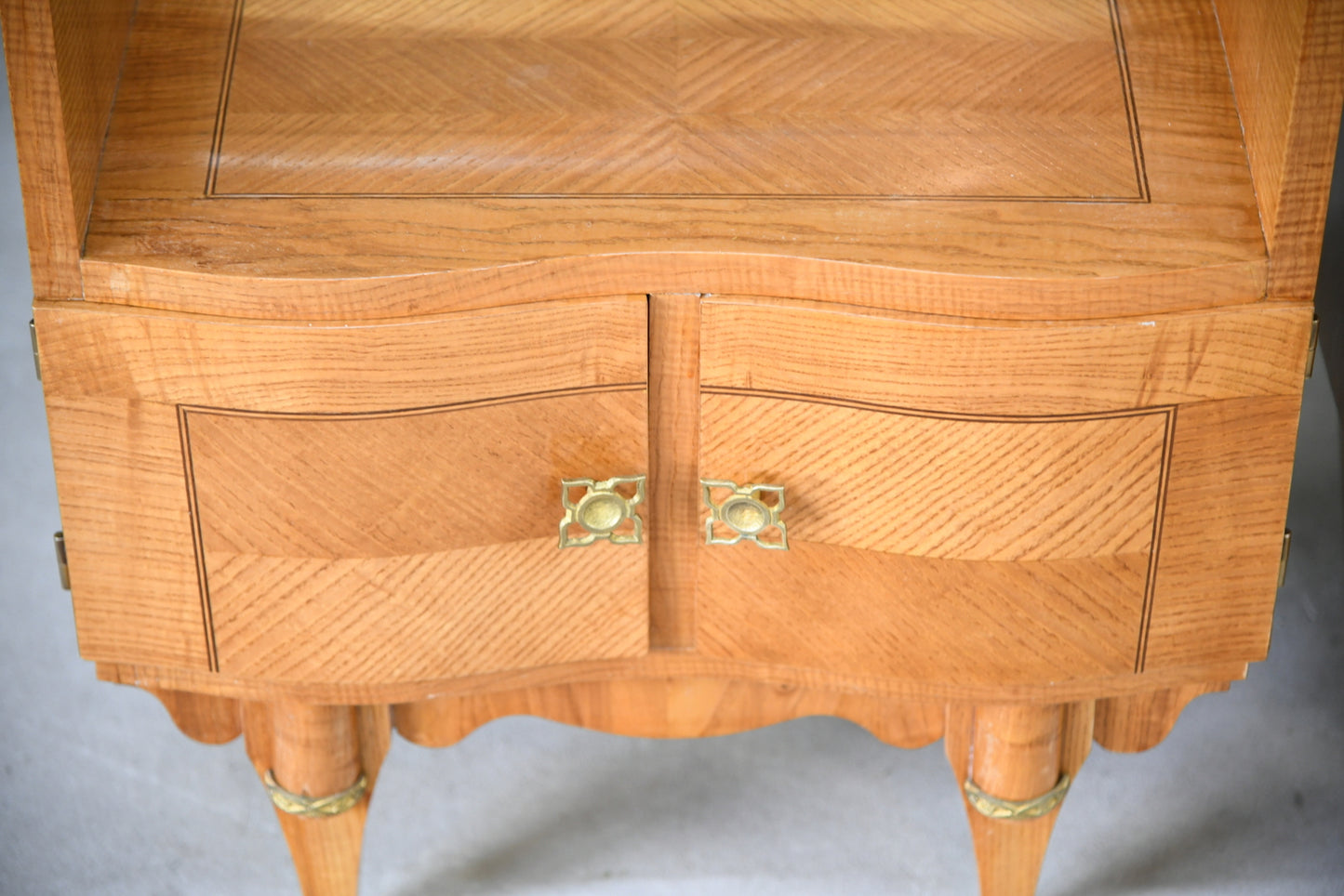 Pair Italian Mid Century Bedside Cabinets