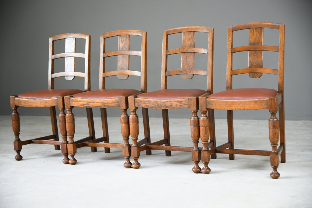 1930s Oak Dining Chairs