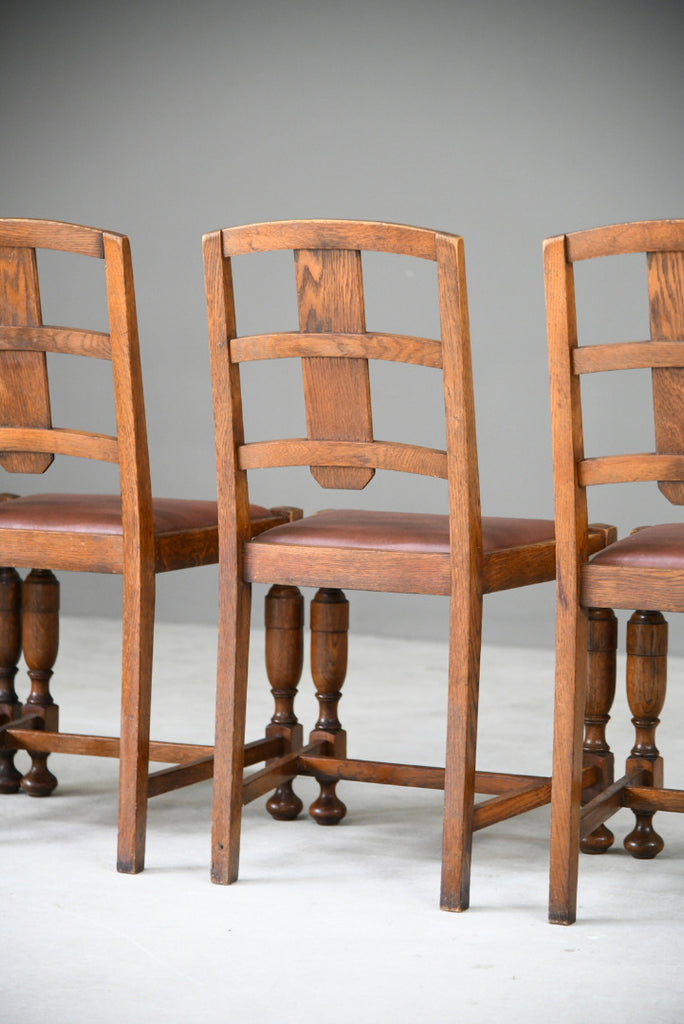 1930s Oak Dining Chairs