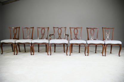 6 + 1 Continental Dining Chairs