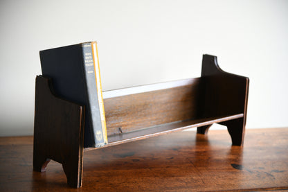 Large Oak Book Trough