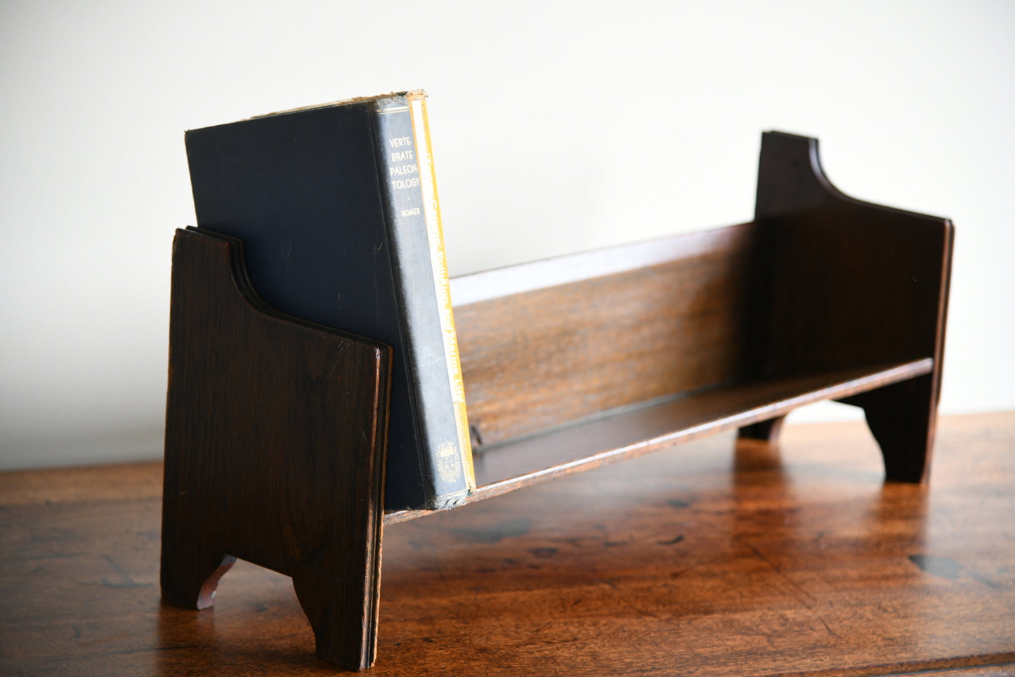 Large Oak Book Trough