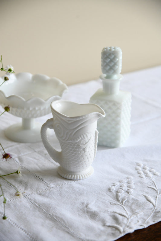 Collection of Milk Glass