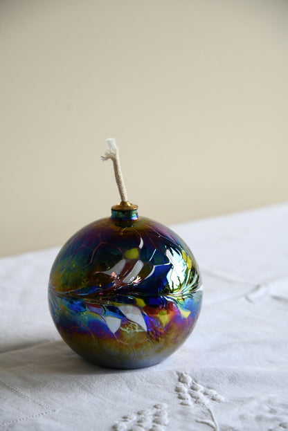 Studio Glass Oil Lamp