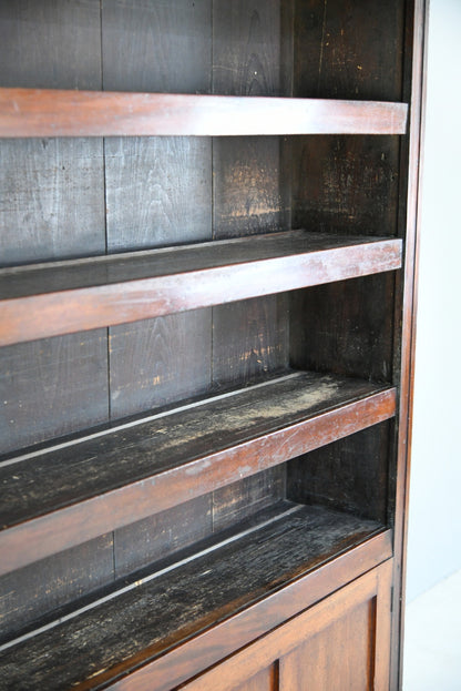 Large Antique Mahogany Cupboard