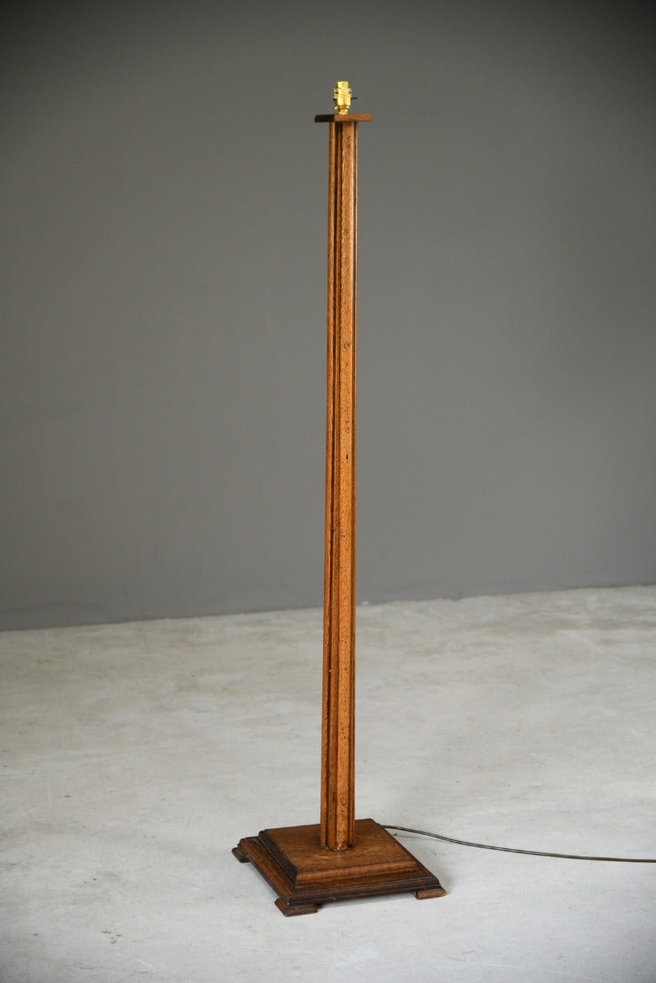 Oak Deco Standard Lamp