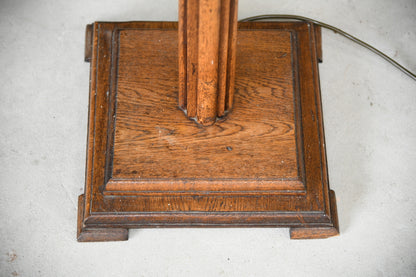 Oak Deco Standard Lamp