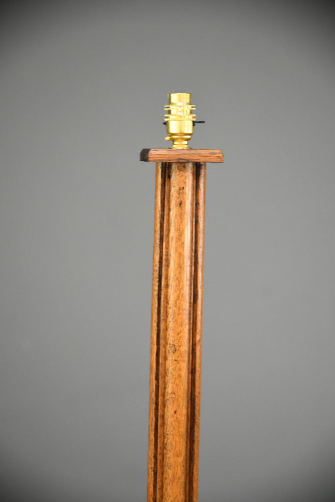 Oak Deco Standard Lamp
