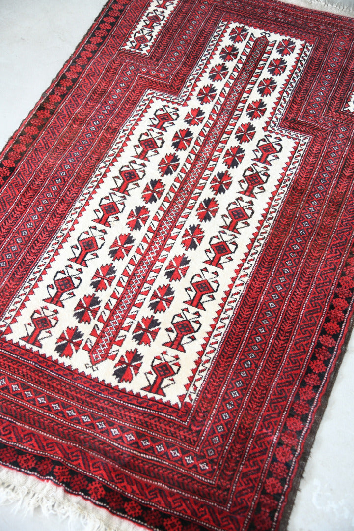 Red Baluch Prayer Rug