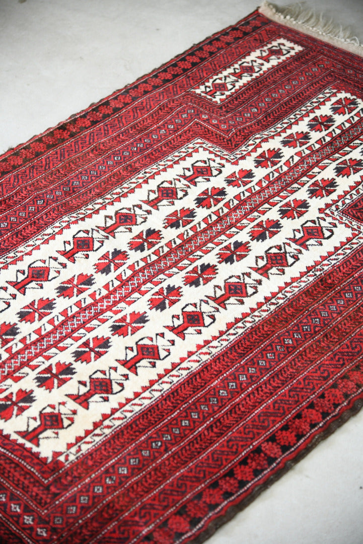 Red Baluch Prayer Rug