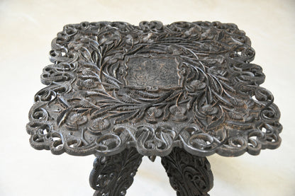 Anglo Indian Carved Table