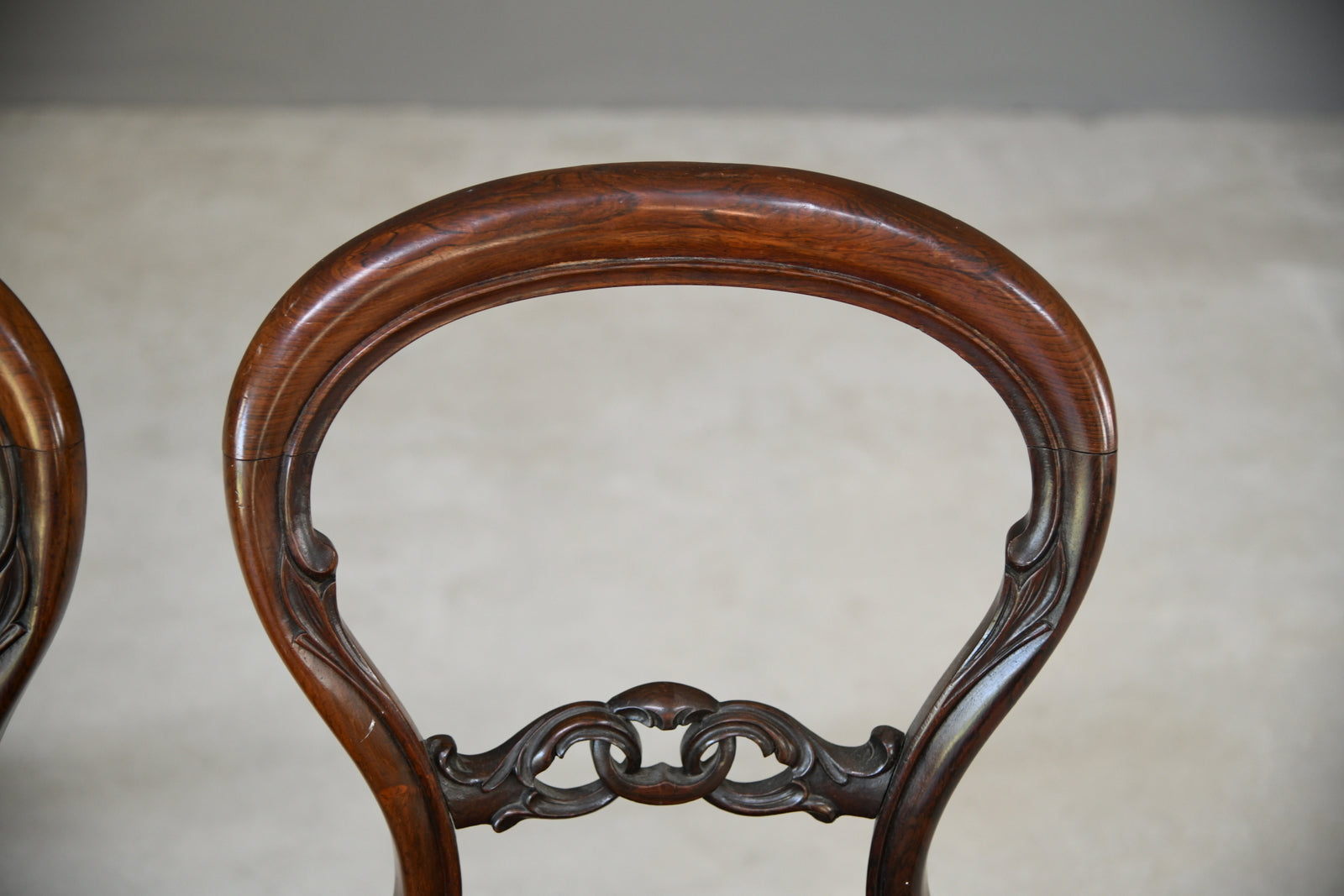 Pair Rosewood Dining Chairs