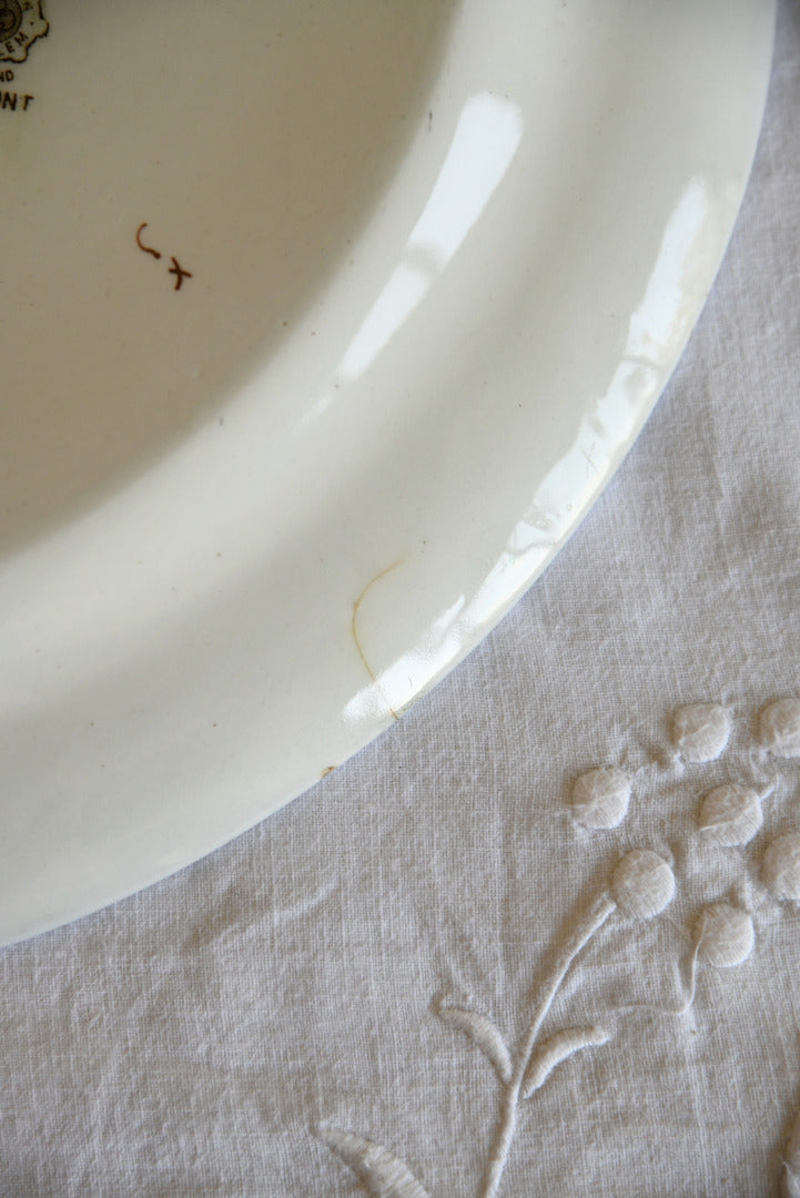 Doulton Burslem Belmont Oval Plate