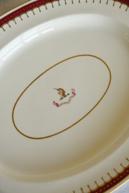 Copeland Porcelain Oval Plate