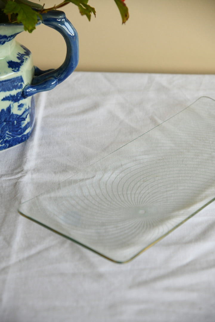 Vintage Chance Glass Plate