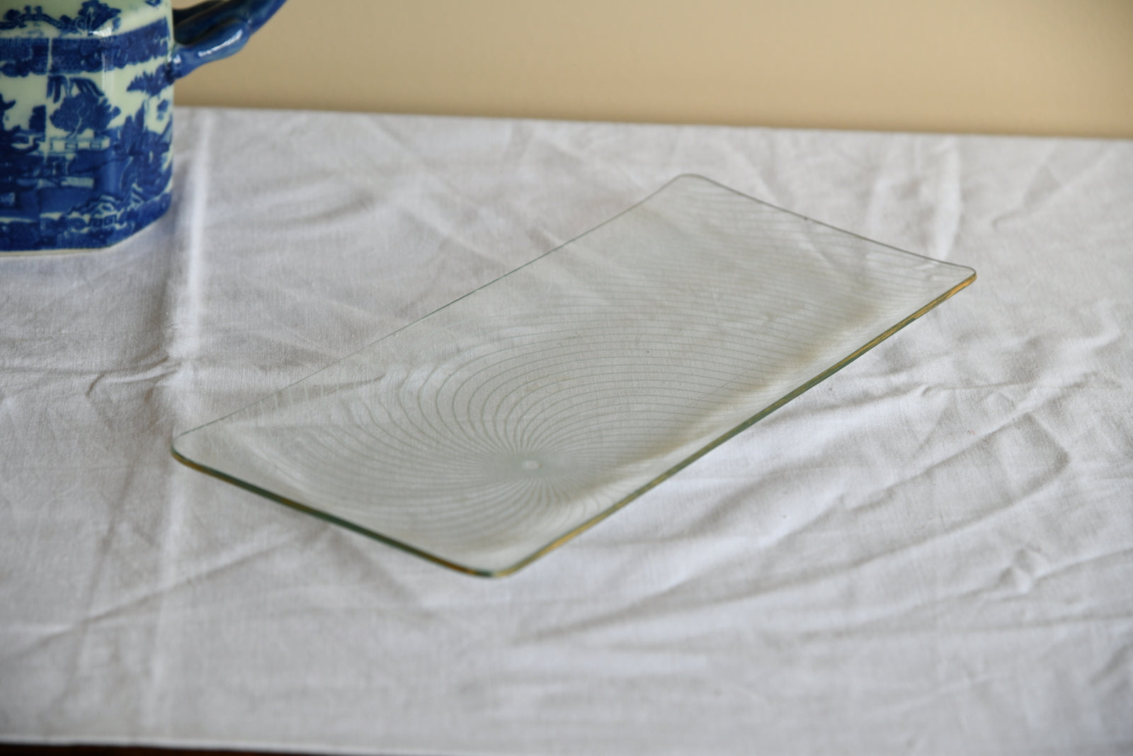 Vintage Chance Glass Plate