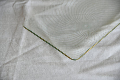 Vintage Chance Glass Plate