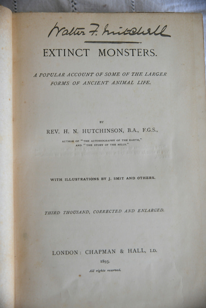 H. N. Hutchinson - Extinct Monsters