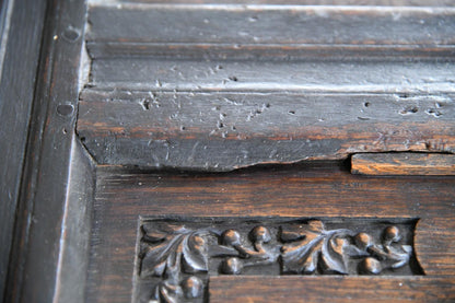 Charles II Oak Panel Chest