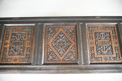 Charles II Oak Panel Chest