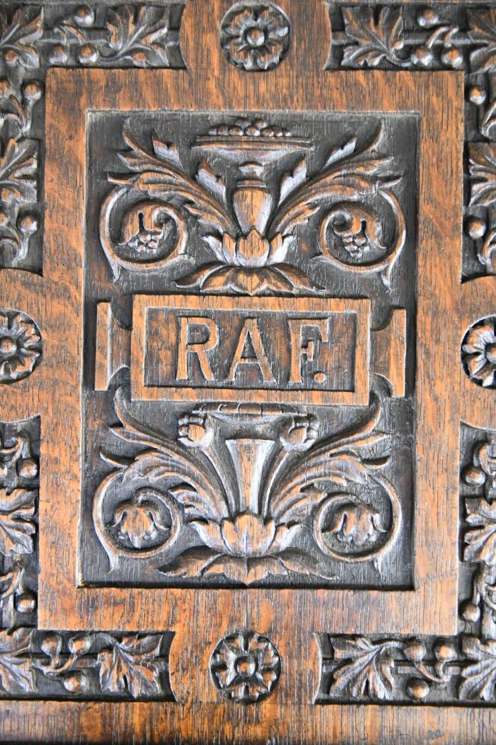 Charles II Oak Panel Chest