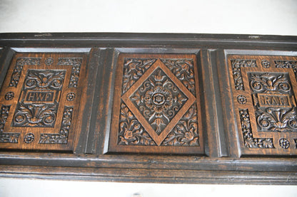 Charles II Oak Panel Chest