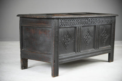 Charles II Oak Panel Chest