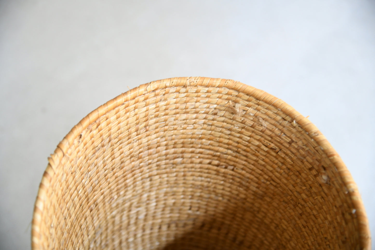 Woven Rattan Linen Basket & Lid