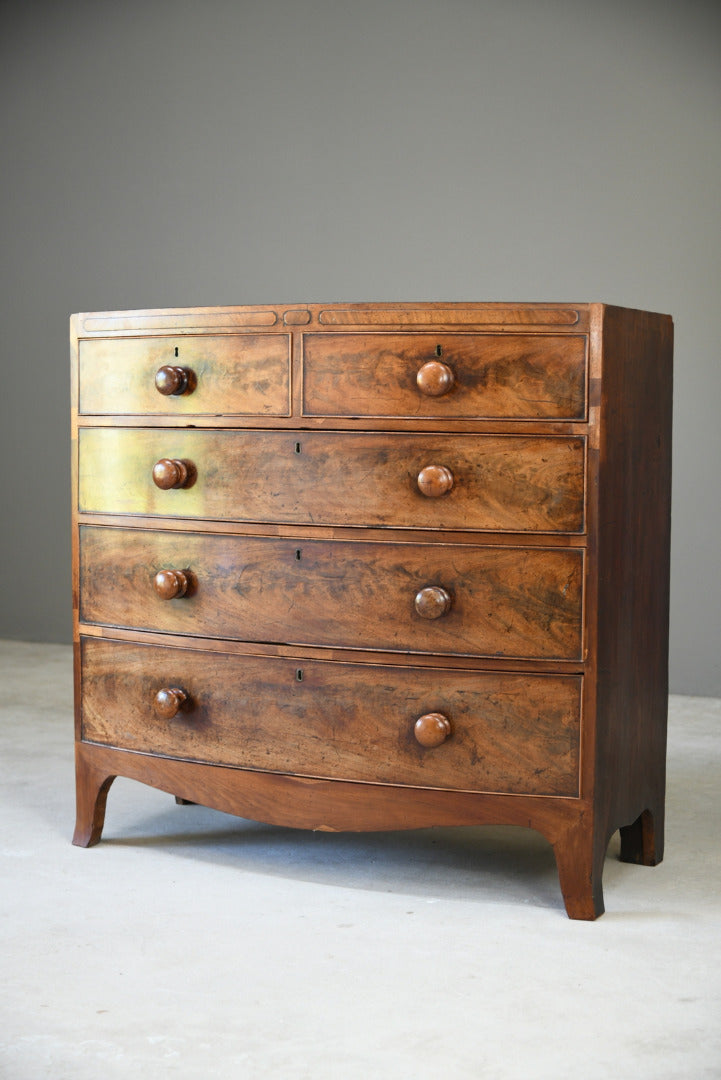 Antique George IV Mahogany Chest of Drawers